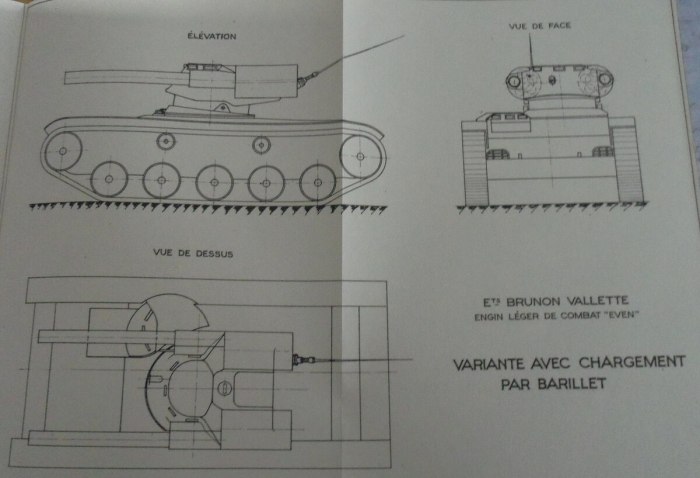 Чертеж танка ELC even 90