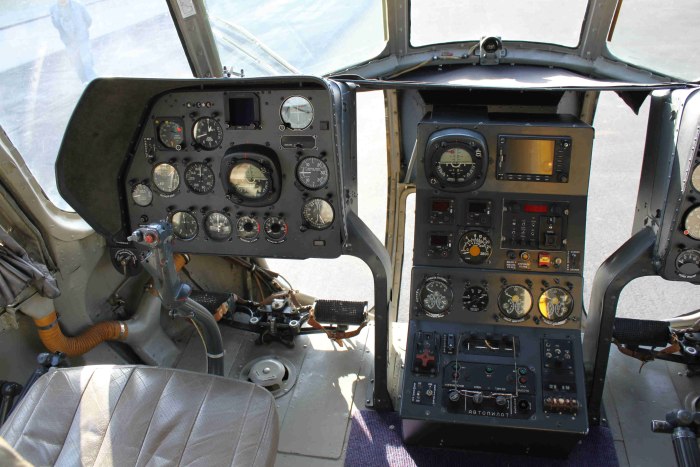 Ми-8 кабина