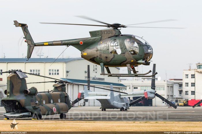Вертолет Kawasaki Oh-6d