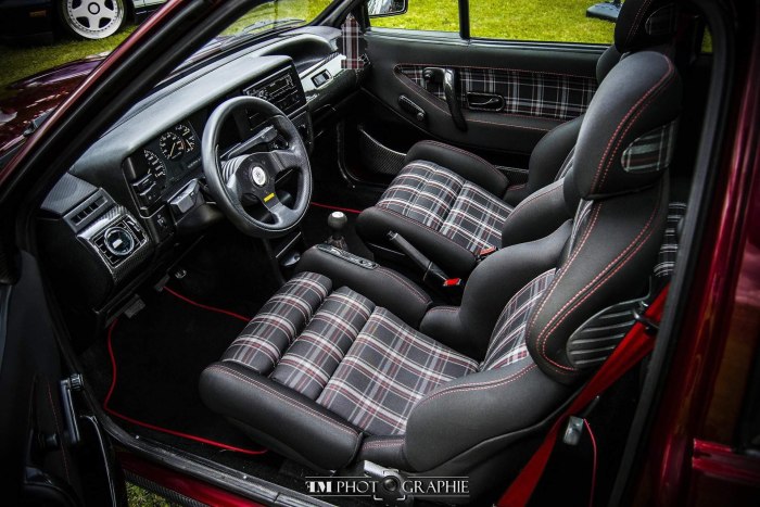 Гольф 2 GTI салон