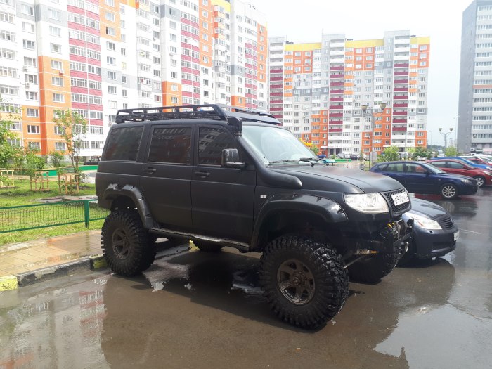 Уаз патриот на 35 колесах