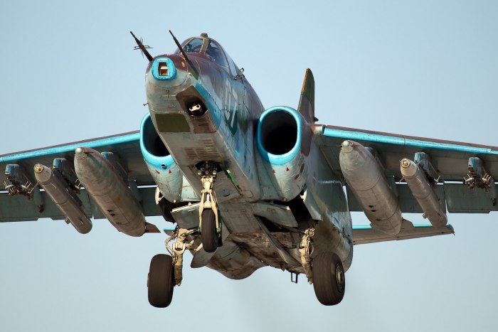 Су-25 Штурмовик вооружение