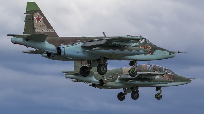 Штурмовик Су-25 Грач