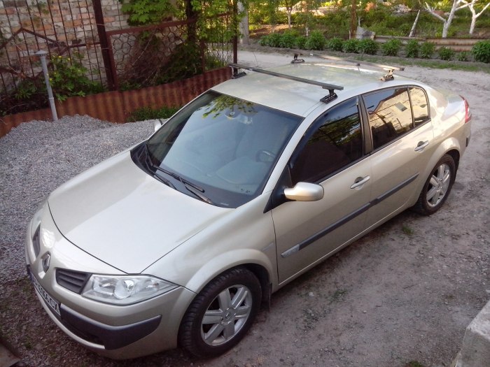 Renault Megane 2 рейлинги