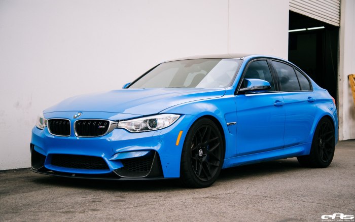 BMW m3 f80 синяя
