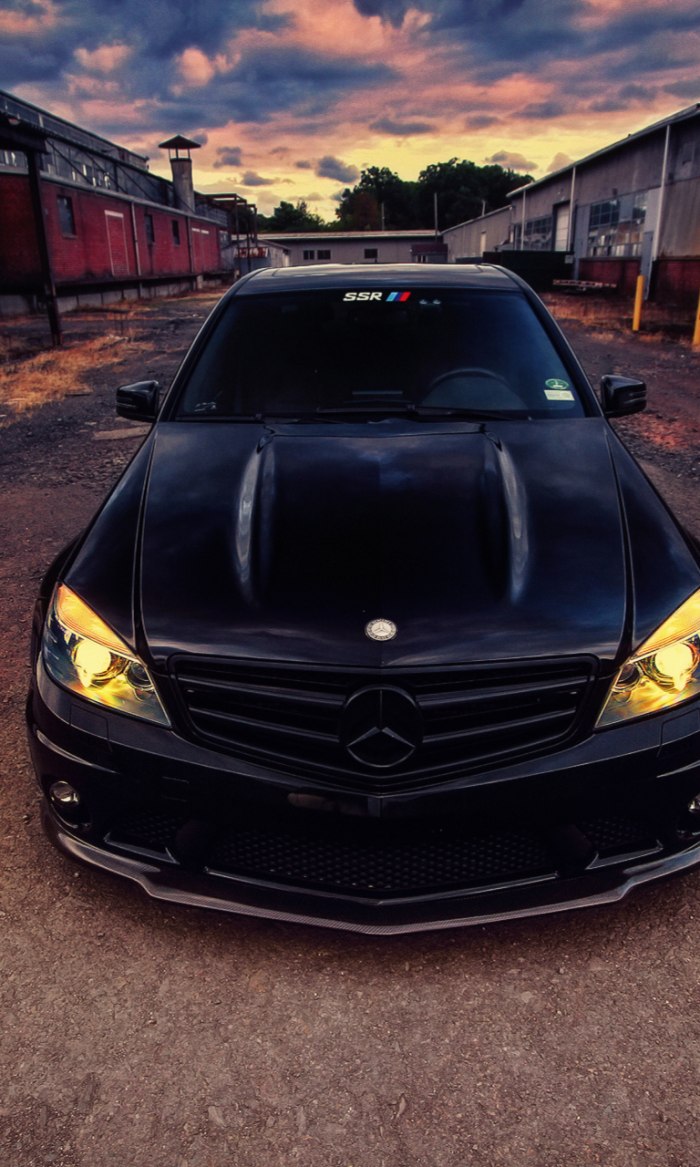 Мерседес w211 AMG черный