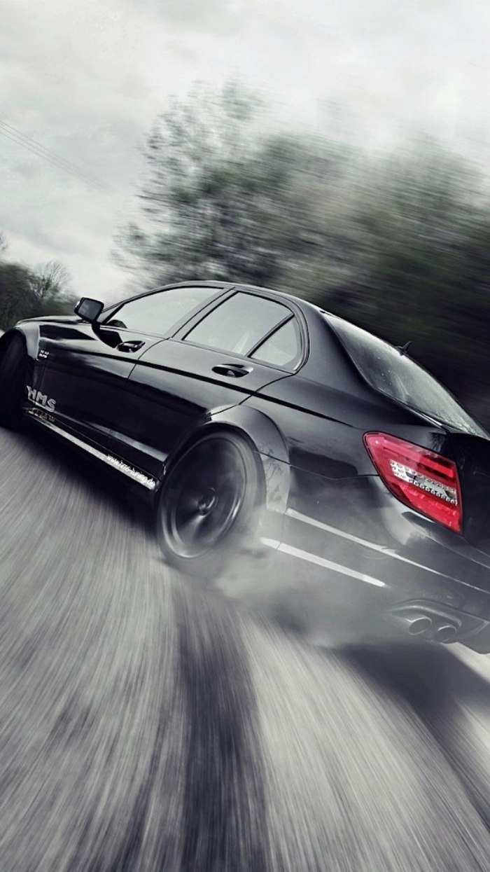 Mercedes c63 AMG w204 дрифт