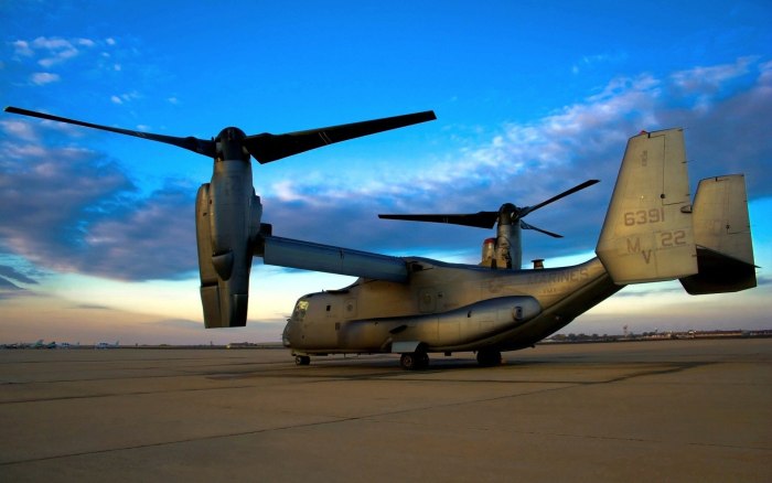 Американский конвертоплан v-22 Osprey