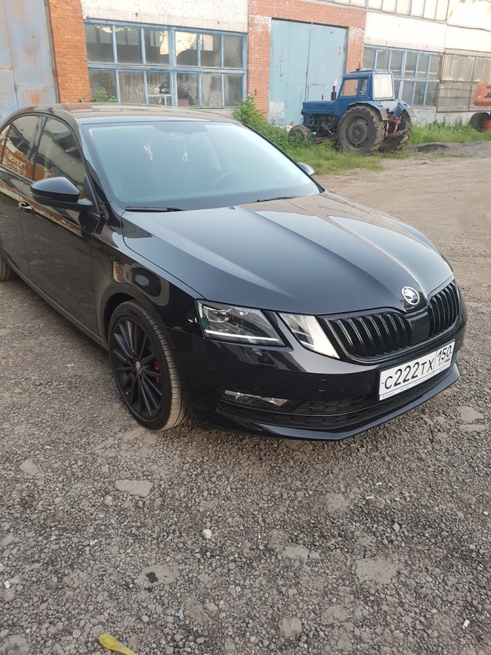 Skoda Octavia a8 антихром