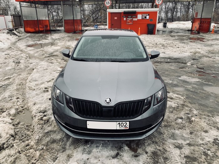 Skoda Octavia a7 черная