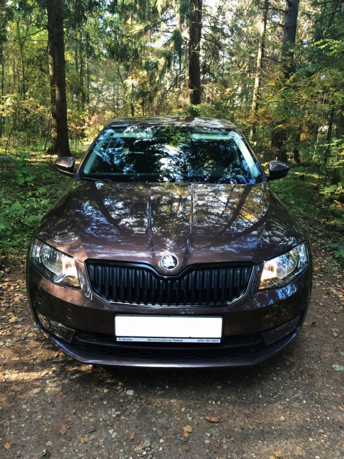 Škoda Octavia a7 черная
