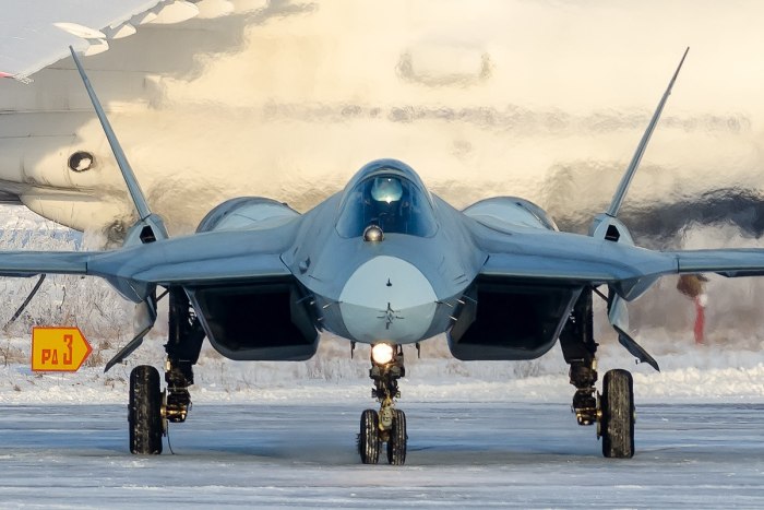 Су-57 двухдвигательный реактивный самолёт