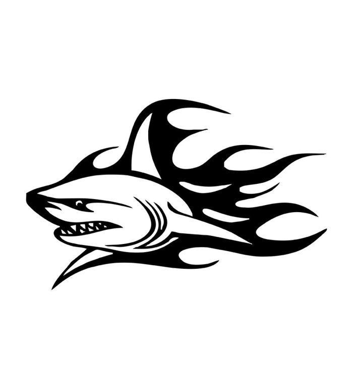 Наклейка Shark
