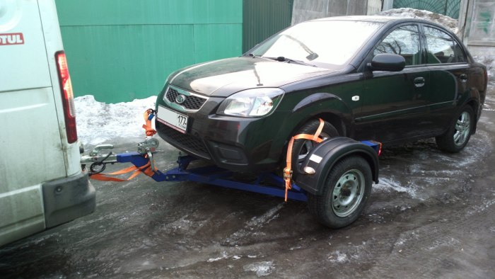 Частичная погрузка автомобиля