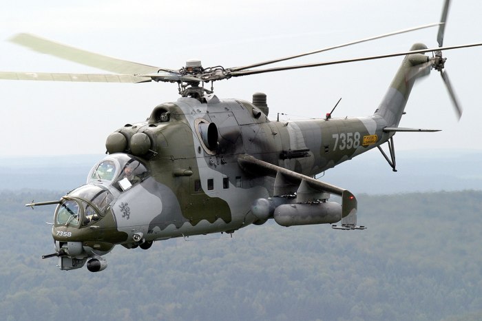 Ми-24 армейский ударный вертолёт