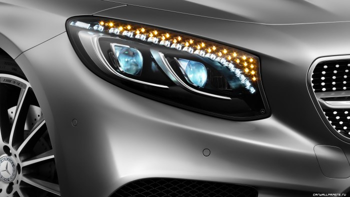 Mercedes s63 AMG оптика
