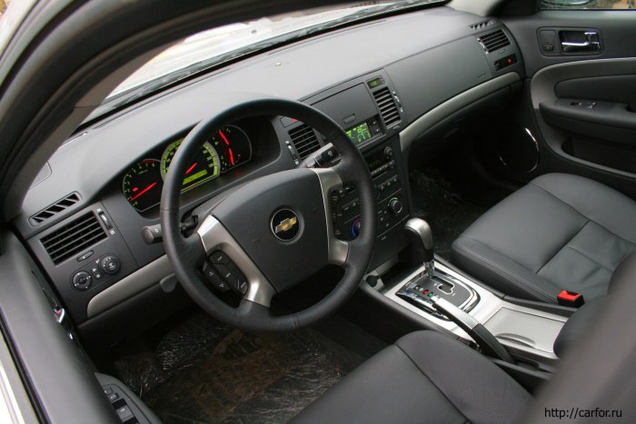 Chevrolet Epica 2013 салон