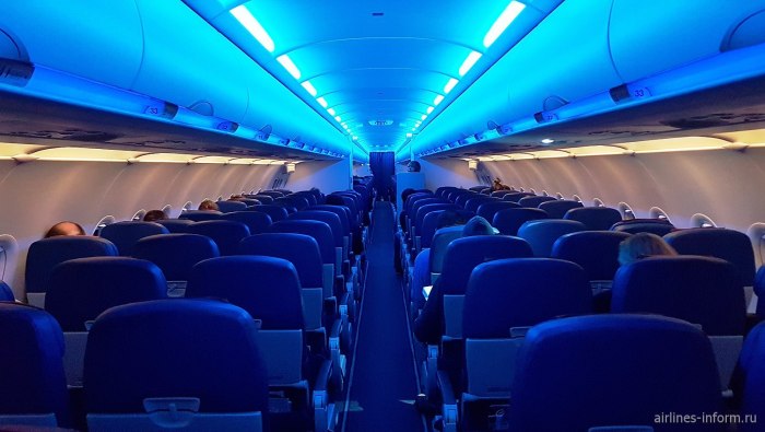 Аэробус а 321 салон