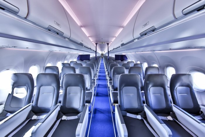 Airbus a320neo салон