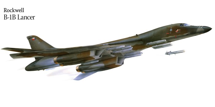 Rockwell b-1 Lancer бомбардировщик