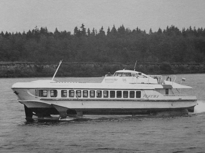 Теплоход ракета Сормово 1957