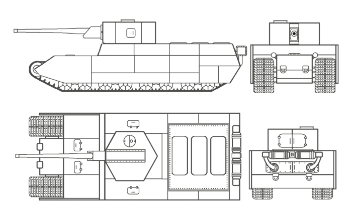 Type 4 Heavy чертежи