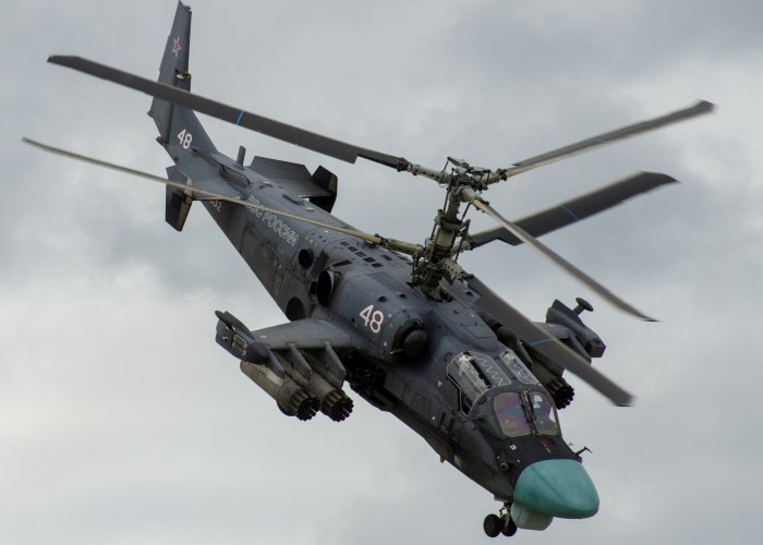Вертолёт ка-52 чёрная акула