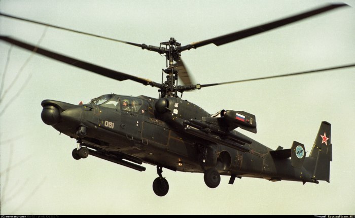 Вертолет ка-52 "Аллигатор"