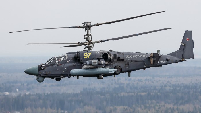 Боевой ударный вертолет ка-52 Аллигатор
