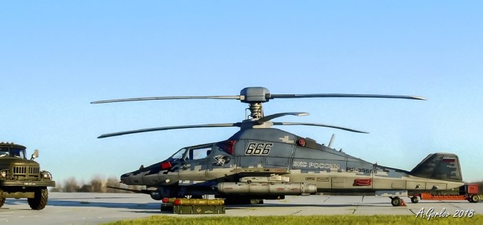 Вертолет призрак ка 58