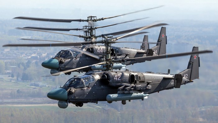 Боевой ударный вертолет ка-52 Аллигатор