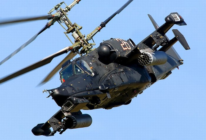 Вертолет ка-50 "черная акула"