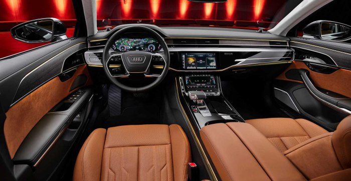 Audi a8 2022 салон