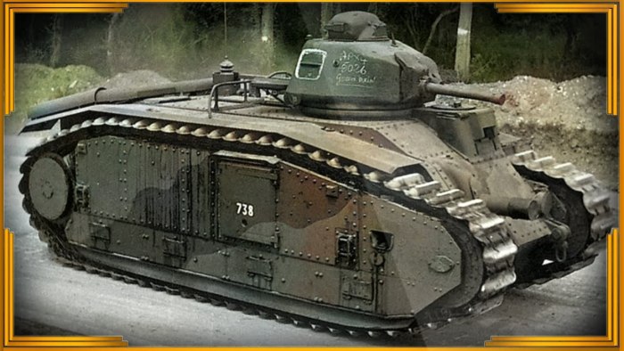 Тяжелый танк Char b1.