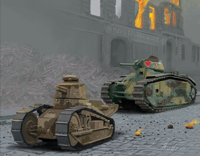 Танк Рено b1