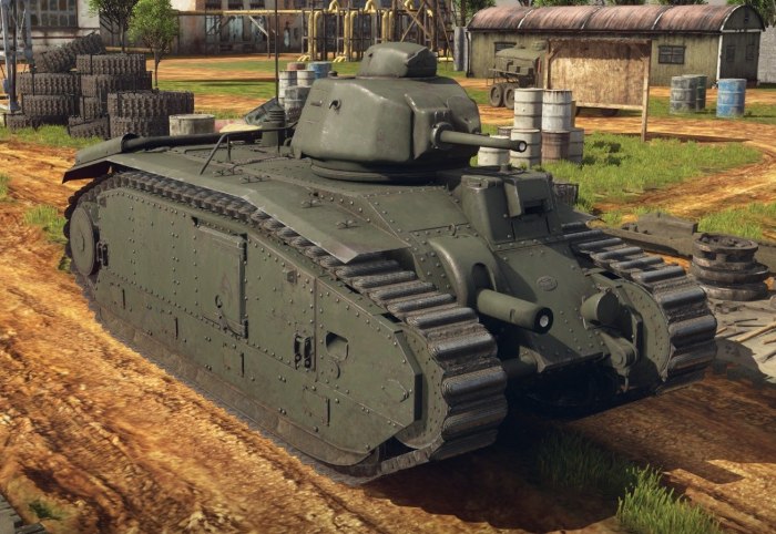 Французский танк Char b1-bis