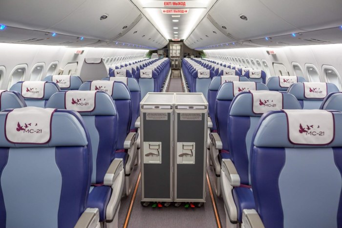 Mc21 самолёт салон
