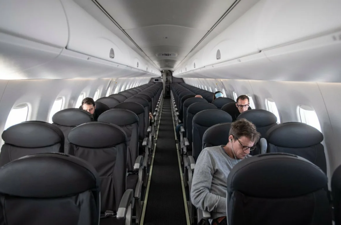 British Airlines салон самолета