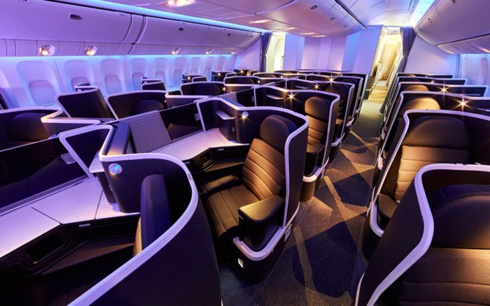 Боинг 777 салон бизнес