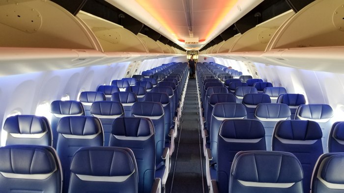 Боинг 737 Max салон