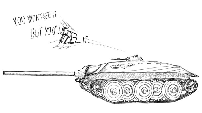 Как нарисовать танки из World of Tanks Blitz