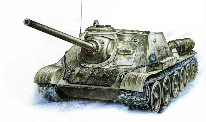 Су-85 107мм
