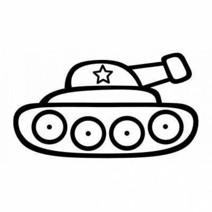 Танк т-34 раскраска для детей