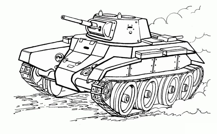Раскраски танки т 34