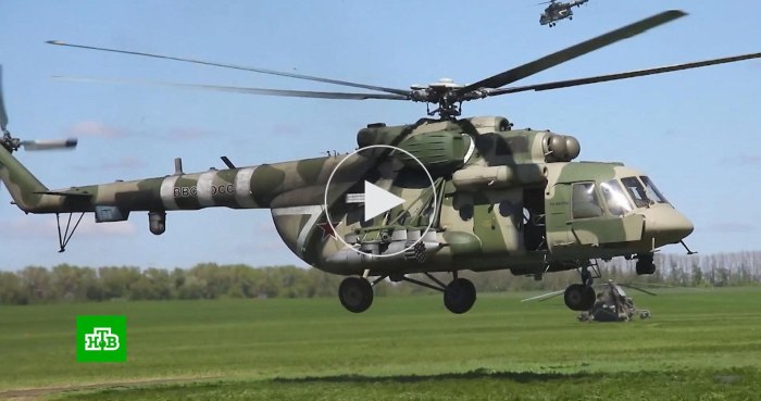 Ми-8 вертолёт военный
