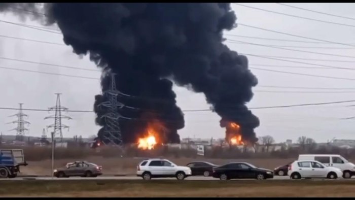 Нефтебаза Белгород два вертолёта