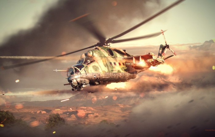 Ми-24 вертолет War Thunder