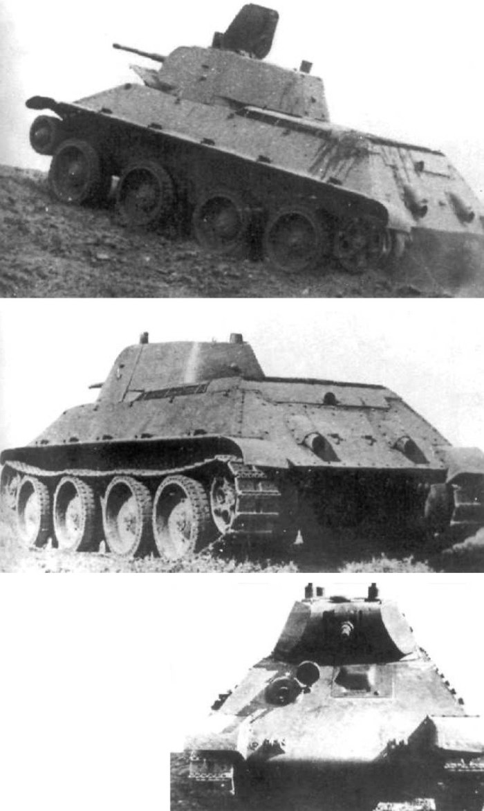 Колёсно-гусеничный танк БТ-20),