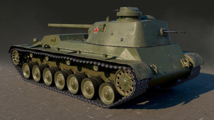 Советский танк а44