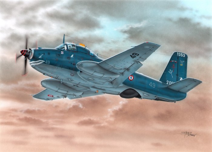 Breguet br.1050 Alize чертежи